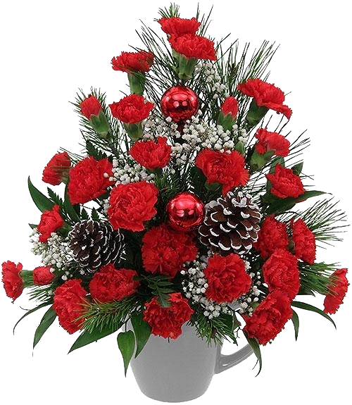 christmas flower bouquet delivery